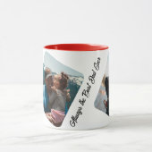Personalisierte FotoCollage einer Familie Tasse (Zentrum)