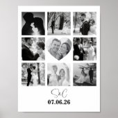 Personalisierte FotoCollage Einzigartiges Geschenk Poster (Vorne)