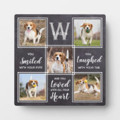 Personalisierte FotoCollage Einzigartiges Pet-Memo Fotoplatte (Vorderseite)