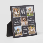 Personalisierte FotoCollage Einzigartiges Pet-Memo Fotoplatte (Vorderseite)