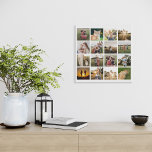 Personalisierte Fotocollage-Familie Künstlicher Leinwanddruck<br><div class="desc">Fügen Sie einfach Ihre Fotos für eine benutzerdefinierte Familie Collage Imitate Leinwand Wand Kunst.</div>