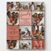 Personalisierte FotoCollage Fotoplatte (Vorderseite)