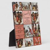 Personalisierte FotoCollage Fotoplatte (Seite)