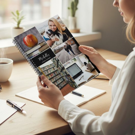 Personalisierte Fotocollage für jeden Monat Planer
