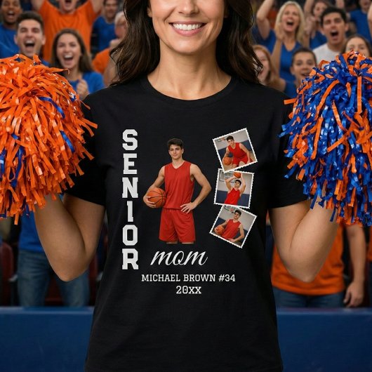 Personalisierte Fotocollage für Mama mit Namen, Nu T-Shirt