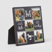 Personalisierte FotoCollage für Pferde Fotoplatte (Vorderseite)