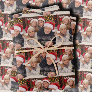 Personalisierte Fotocollage Geschenkpapier Set