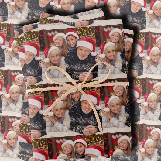 Personalisierte Fotocollage Geschenkpapier Set