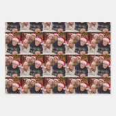 Personalisierte Fotocollage Geschenkpapier Set (Vorderseite)