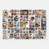 Personalisierte FotoCollage Geschenkpapier Set (Vorderseite 3)