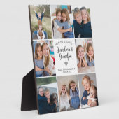 Personalisierte FotoCollage Großeltern Moderne Fotoplatte (Seite)