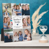 Personalisierte FotoCollage Großeltern Moderne Fotoplatte (Seite)