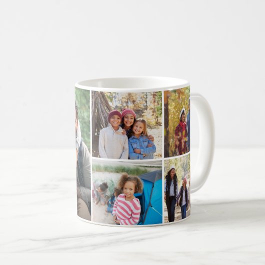Personalisierte FotoCollage Kaffeetasse (VorderseiteRechts)
