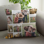Personalisierte FotoCollage Kissen<br><div class="desc">Personalisierte Familienfotografie-Kollage-Kissen</div>