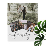 Personalisierte FotoCollage Künstlicher Leinwanddruck<br><div class="desc">Familienfoto Collage Custom Personalisiert von Ihnen personalisierte Wandkunst erstellt - Imitate Wrapped Canvas Print von Ricaso</div>