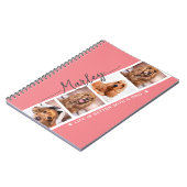 Personalisierte Fotocollage Leben ist besser mit H Notizblock (Linke Seite)