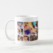 Personalisierte FotoCollage mit 19 Square Kaffeetasse (Links)