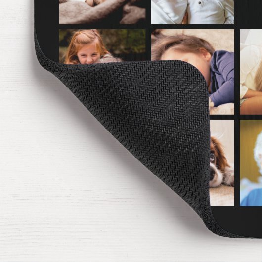 Personalisierte FotoCollage mit 19 Square Mousepad (Ecke)