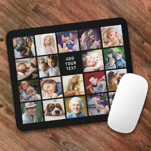 Personalisierte FotoCollage mit 19 Square Mousepad