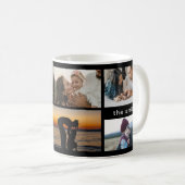Personalisierte Fotocollage mit herzlicher Botscha Kaffeetasse (VorderseiteRechts)