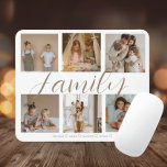 Personalisierte FotoCollage Mousepad<br><div class="desc">Personalisiert Family Foto Collage Mouse Pad Pad Pad Pad Passen Sie Ihre eigene Familie Memory Foto Collage Maus Pad! Hochwertiges Material und atemberaubende Druckqualität schaffen ein eindrucksvolles Geschenk für Freunde und Familie. Personalisieren Sie Ihre Daten mit Fotos,  Zitaten oder Sondernachrichten,  um sie für jeden Zuhause-Bürobereich zu optimieren</div>