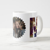 Personalisierte Fotocollage MUTTER Jumbo-Tasse (Vorderseite Rechts)