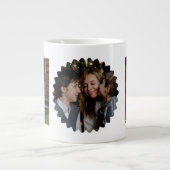 Personalisierte Fotocollage MUTTER Jumbo-Tasse (Vorderseite)