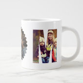 Personalisierte Fotocollage MUTTER Jumbo-Tasse (Rechts)