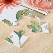 Personalisierte FotoCollage Nana Grandmas Garten Puzzle (Seite)