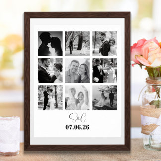 Personalisierte Fotocollage Personalisiertes Gesch Poster