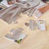 Personalisierte FotoCollage Pink Name der besten F Puzzle (Seite)