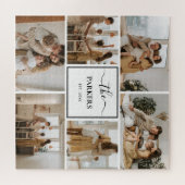 Personalisierte FotoCollage Plaque - Custom Puzzle (Horizontal)