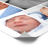 Personalisierte FotoCollage Poster (Ecke)