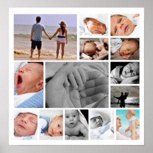 Personalisierte FotoCollage Poster
