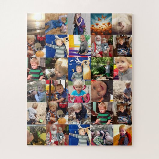 Personalisierte FotoCollage Puzzle (Vertikal)