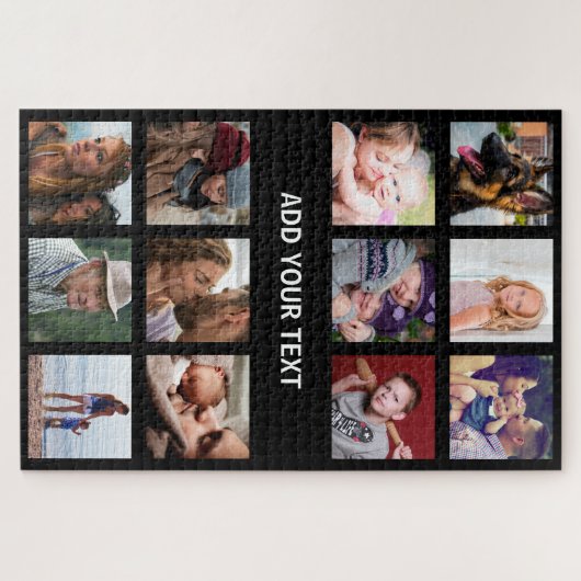 Personalisierte FotoCollage Puzzle (Horizontal)