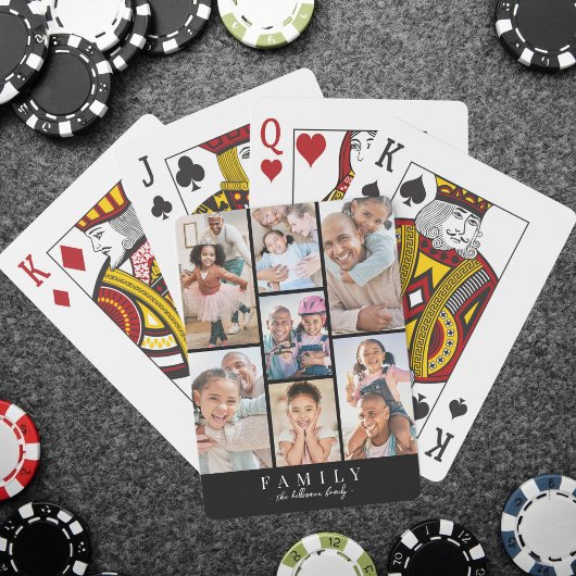 Personalisierte Fotocollage Spielkarten