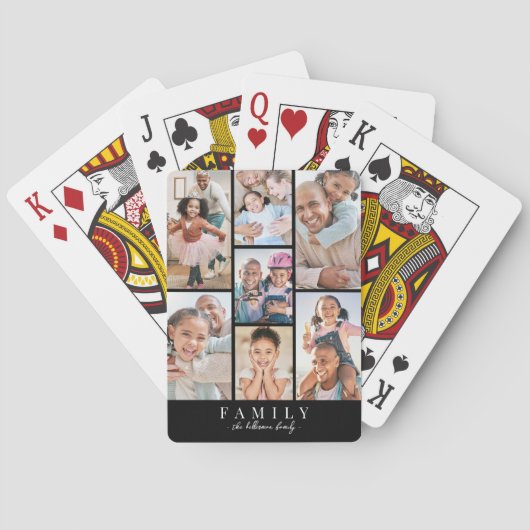 Personalisierte Fotocollage Spielkarten (Rückseite)