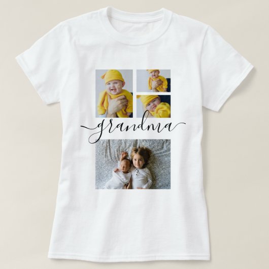 Personalisierte FotoCollage T-Shirt (Design vorne)