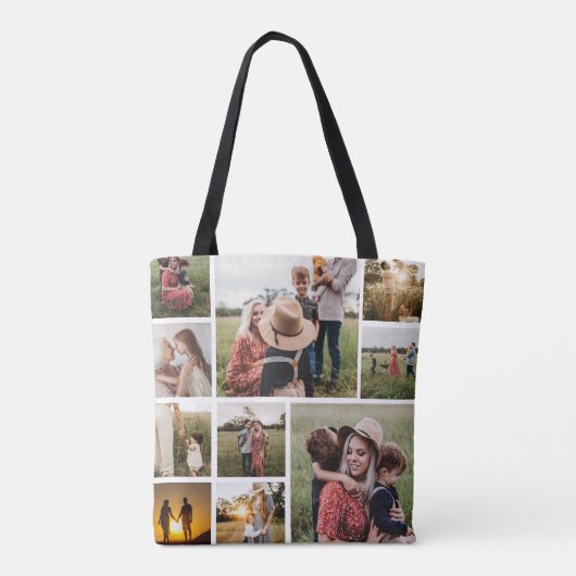 Personalisierte FotoCollage Tasche (Rückseite)