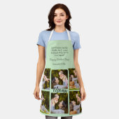 Personalisierte FotoCollage | Text - Schürze Küche (Getragen)