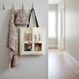 Personalisierte Fotocollage Tragetasche