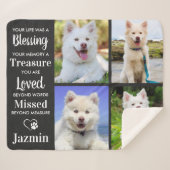 Personalisierte FotoCollage zur Erinnerung von Hau Sherpadecke (Vorderseite (Horizontal))