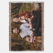 Personalisierte Fotodecke, individuelle Decke mit (Vorderseite Vertikal)