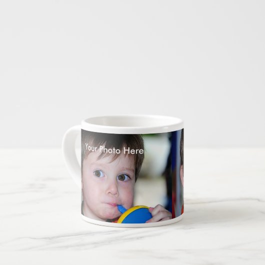 Personalisierte Fotoespresso-Tasse Espressotasse (Vorderseite Links)