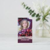 Personalisierte Fotografie, Cheftrainer Visitenkarte (Stehend Vorderseite)