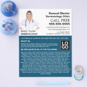 Personalisierte Fotografie, Dermatologe Dermatolog Flyer (Einzeln)