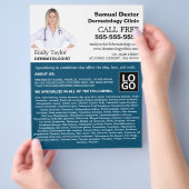 Personalisierte Fotografie, Dermatologe Dermatolog Flyer (Hand)