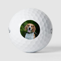 Personalisierte Fotografie Dog Golf Balls
