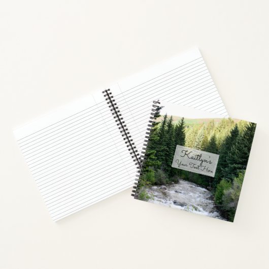 Personalisierte Fotografie Ein Foto Script Notizblock (Innenseite)